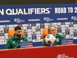 المؤتمر الصحفي لمدربي المنتخب السعودي ونظيره البحريني