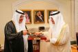 أمير تبوك يستقبل مدير محطة الخطوط السعودية بالمنطقة