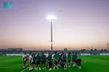 المنتخب السعودي يواصل استعداده لمواجهة اليابان ضمن تصفيات كأس العالم