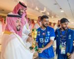 ولي العهد يتوج فريق الهلال بكأس خادم الحرمين الشريفين للموسم الرياضي 2022 – 2023